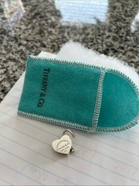 Tiffany & Co. Return to Tiffany Heart Lock Charm .925 Sterling Silver